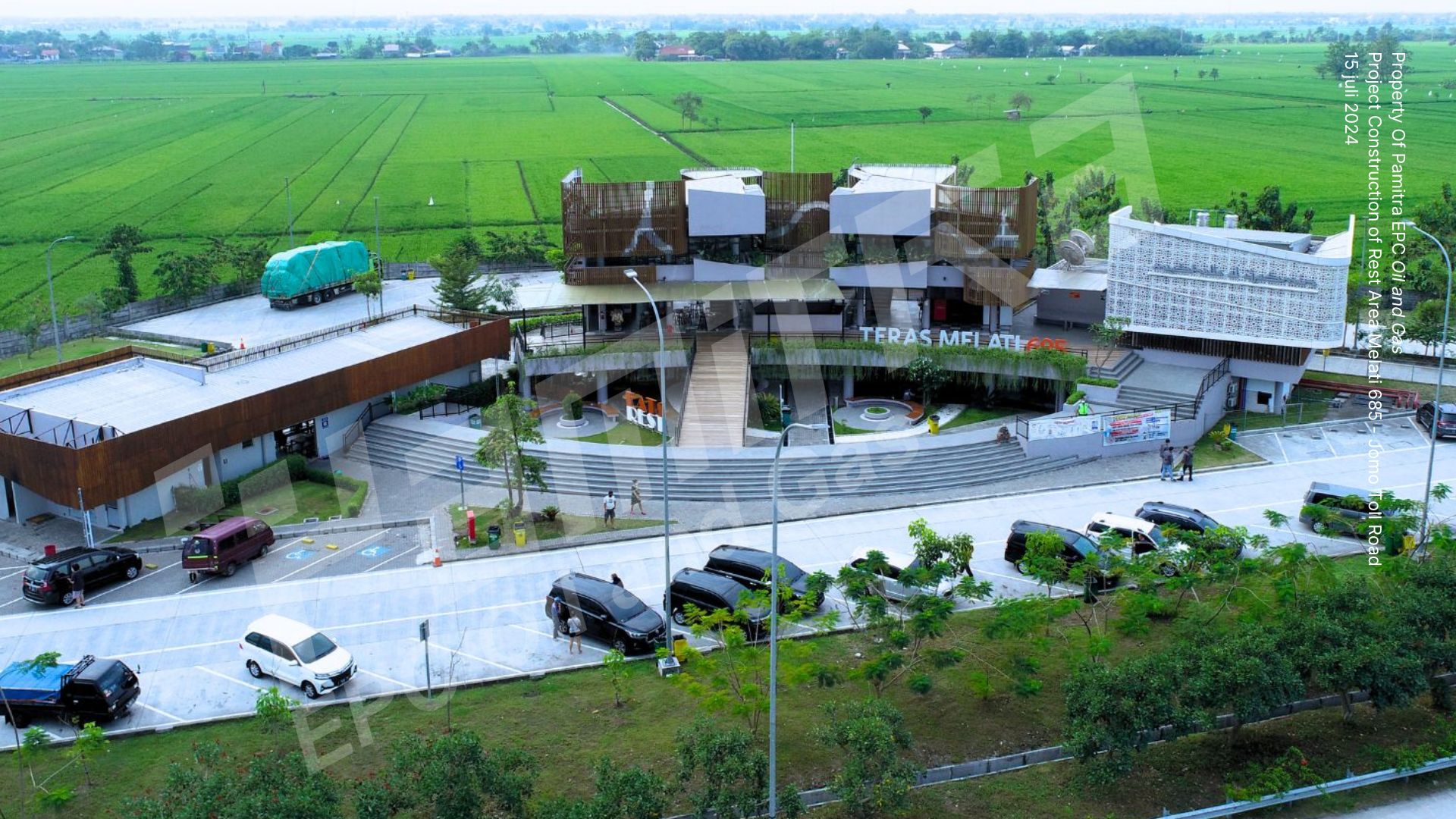PROJECT CONSTRUCTION OF REST AREAS MELATI - JOMO TOLL ROAD